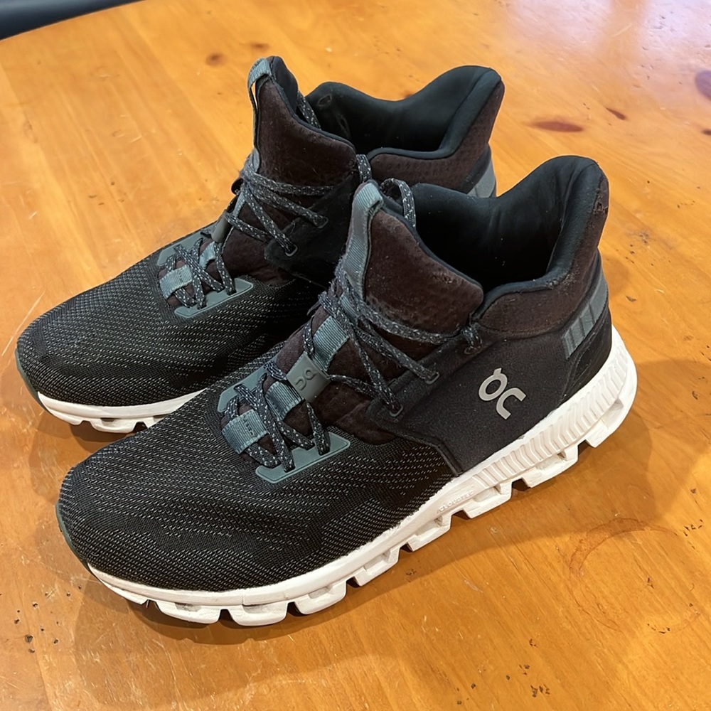 On cloud shoes